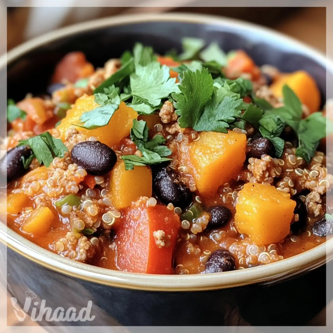 Butternut Squash Turkey Quinoa Chili is a must-try!