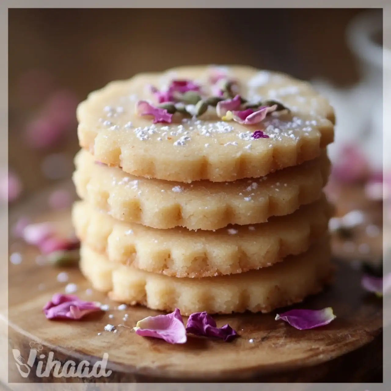 Cardamom Rose Shortbread Discover a Unique Cookie Delight!