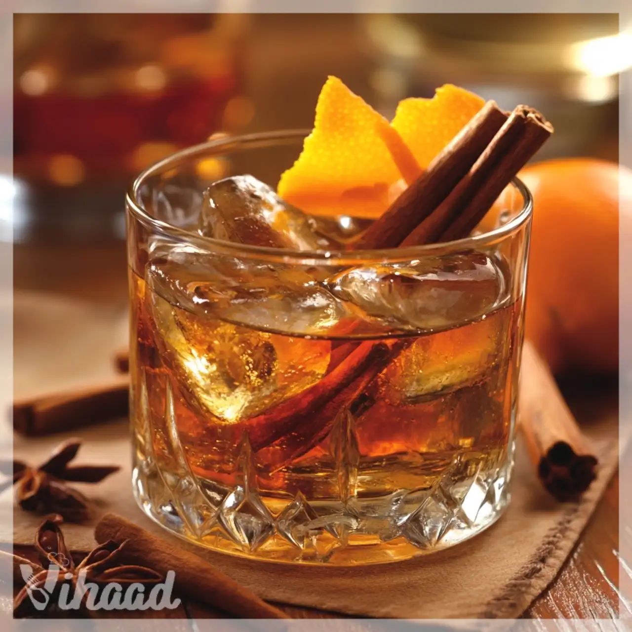 Cinnamon Bourbon Old Fashioned cocktail Discover its charm!