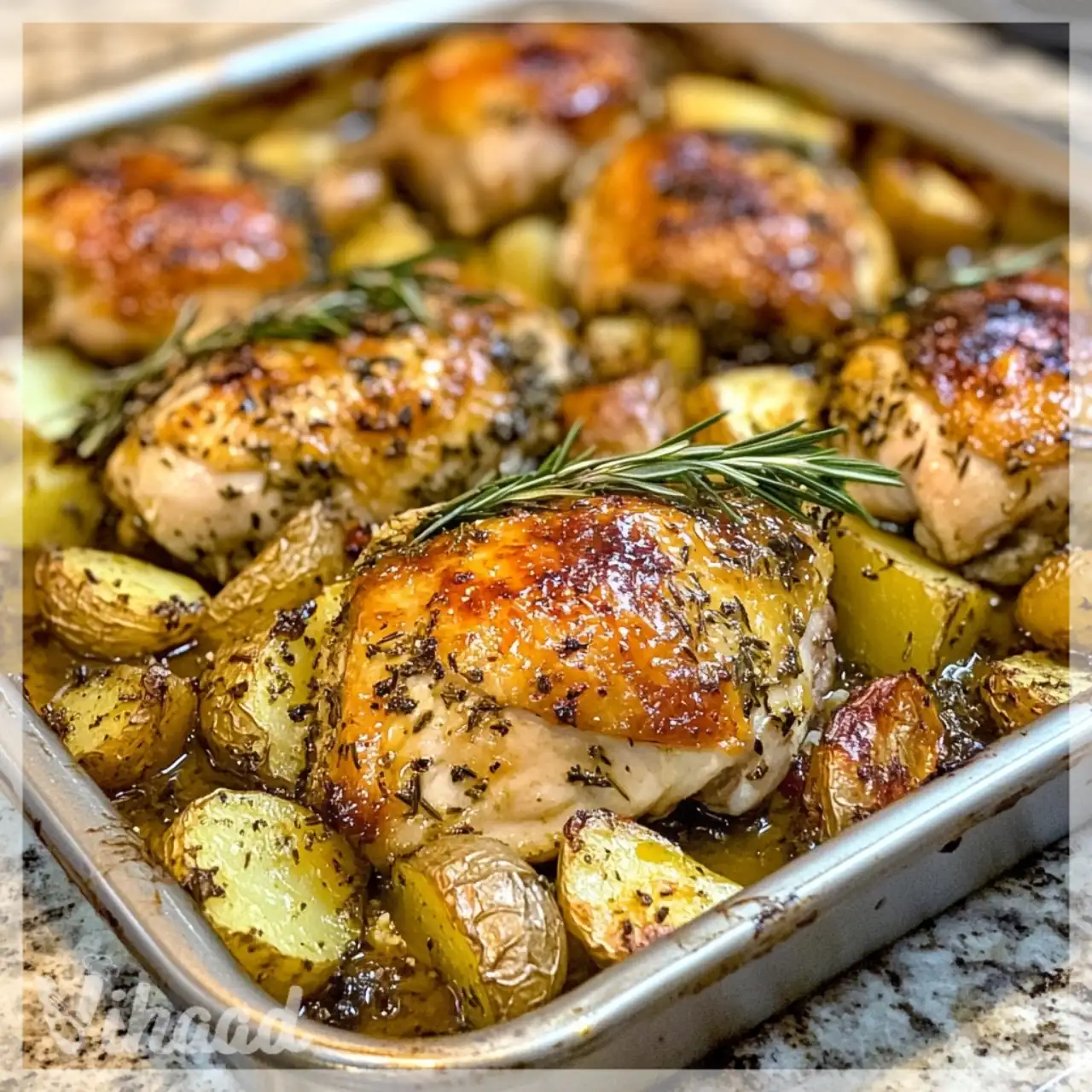Classic Baked Chicken with Potatoes A Family Delight!