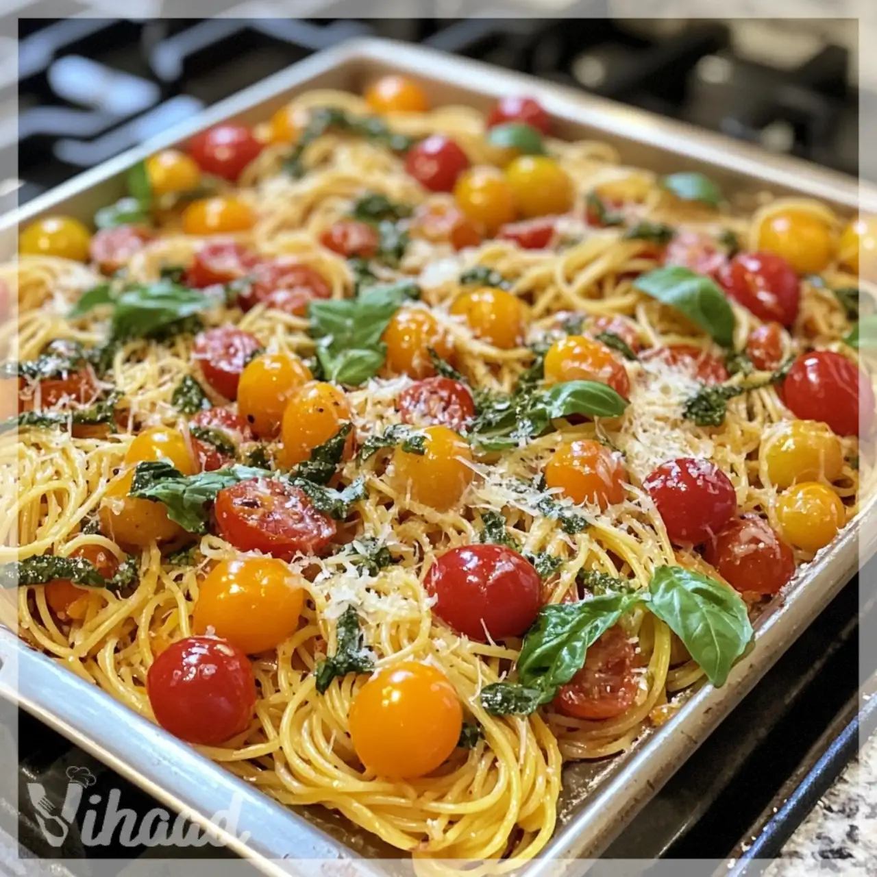 Easy Spaghetti with Cherry Tomatoes and Basil is a must-try!