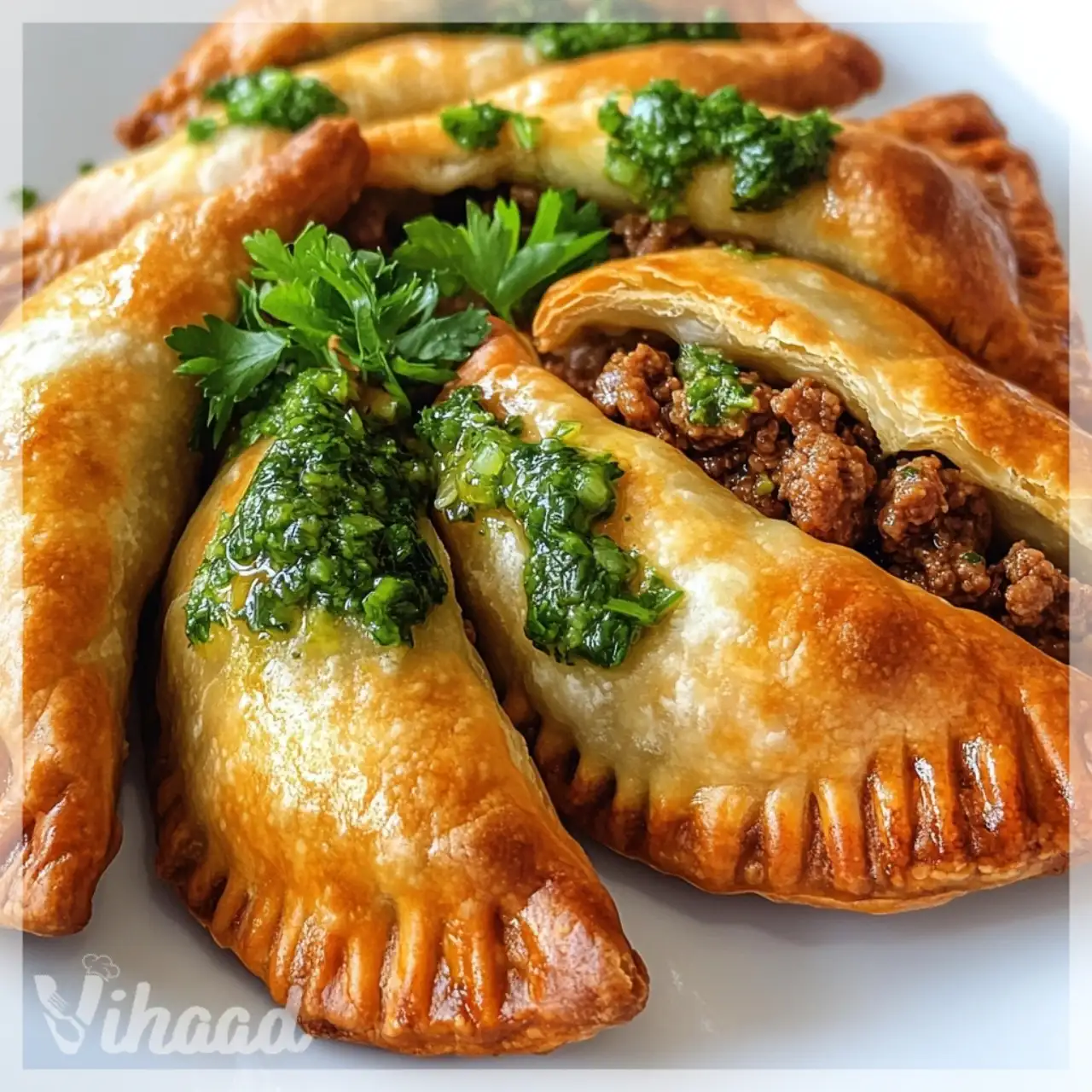 Minced Beef Tucumanas with Chimichurri Recipe