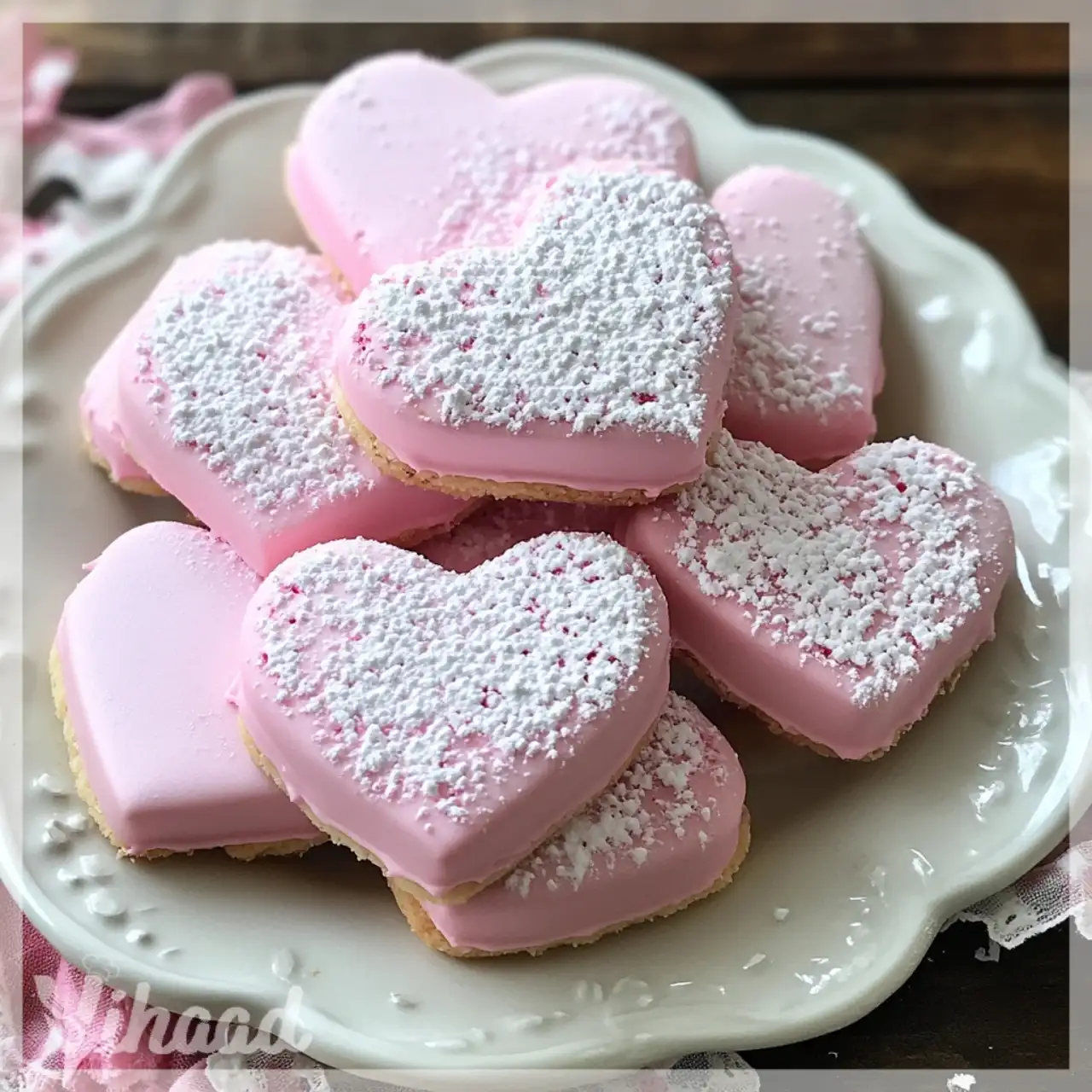 Pink Velvet Heart Cookies Bake Love in Every Bite!