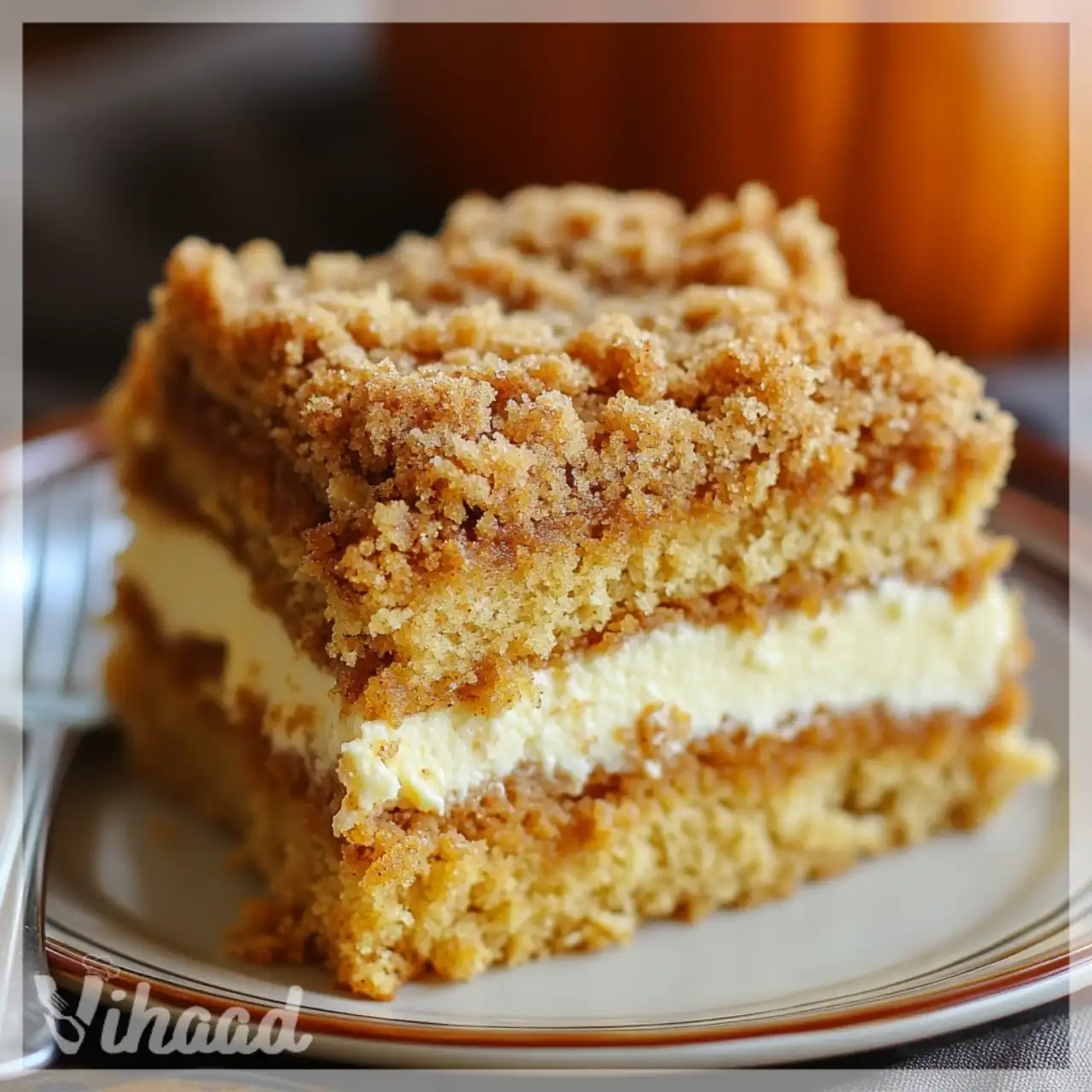 Pumpkin Cream Cheese Crumb Cake Recipe A Fall Delight!