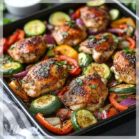 Sheet Pan Chicken with Vegetables A Quick Dinner Delight!
