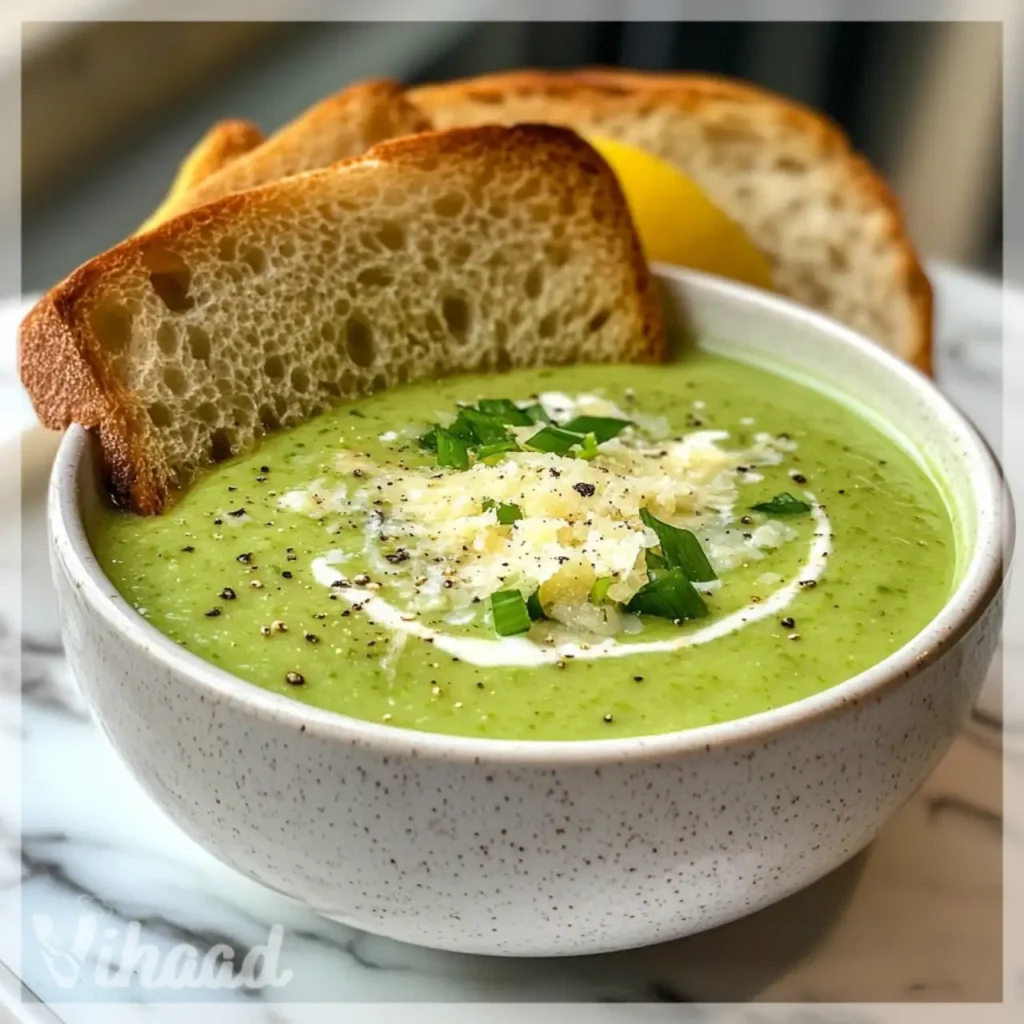 Asparagus Soup with Lemon and Parmesan A Creamy Delight!