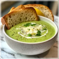 Asparagus Soup with Lemon and Parmesan A Creamy Delight!