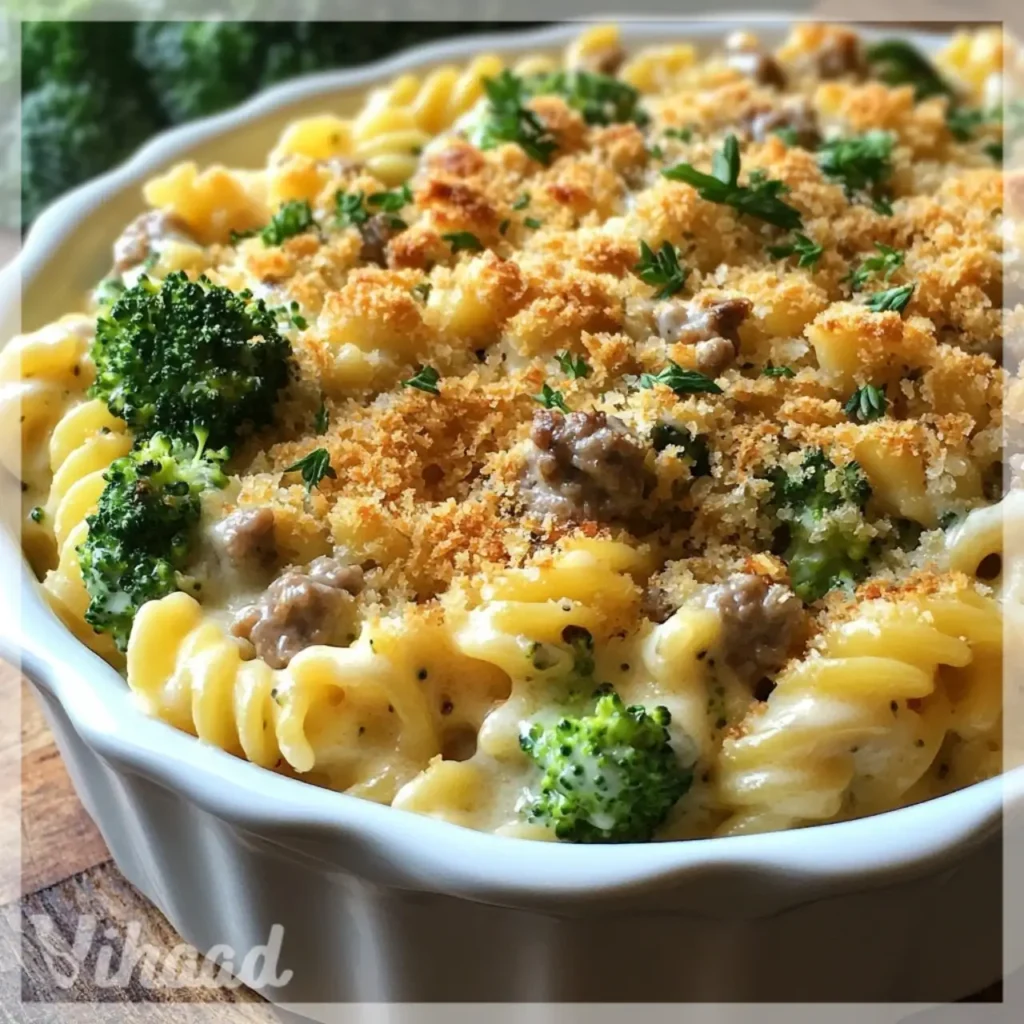 Cheesy Beef and Broccoli Casserole A Family Favorite!