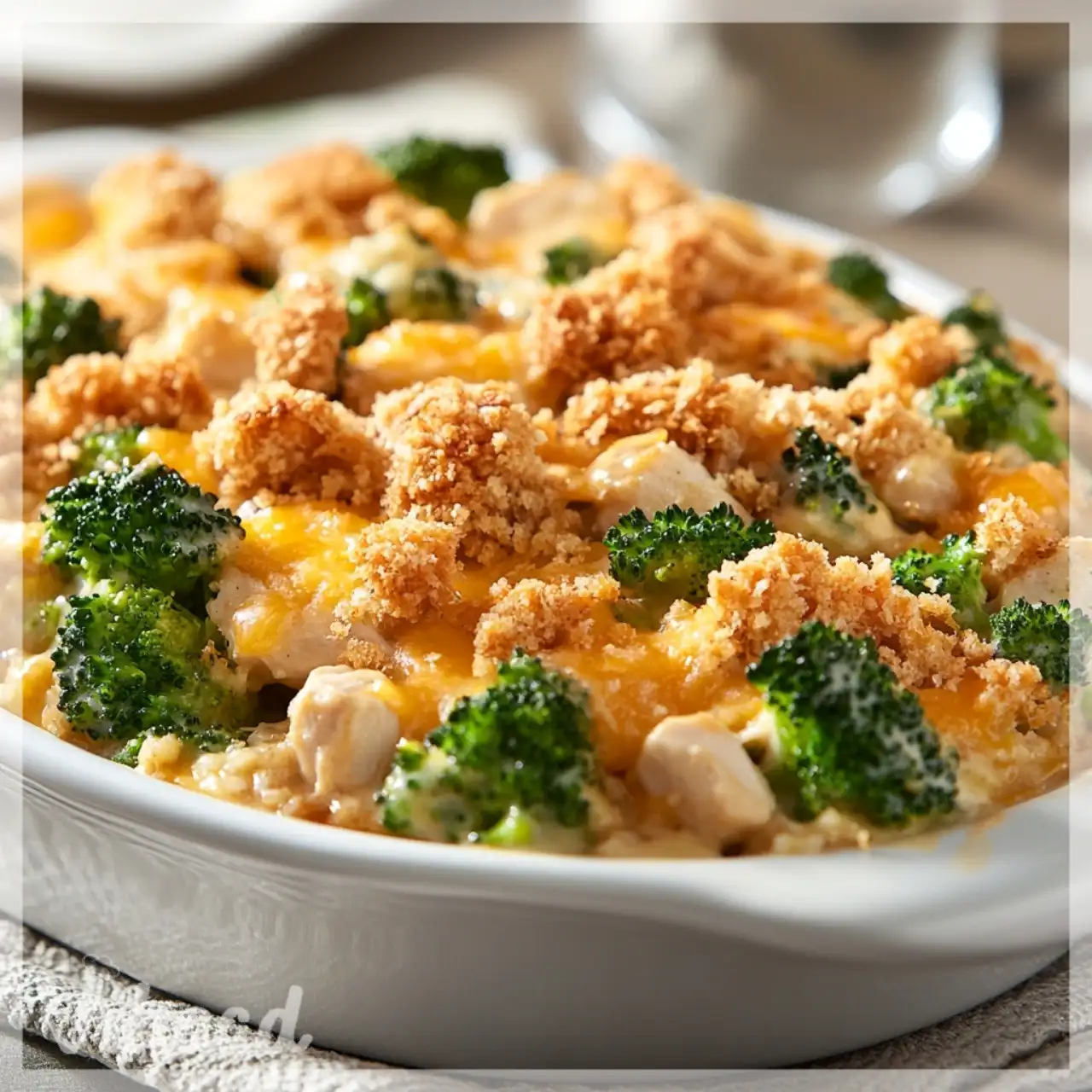 Cheesy Broccoli and Chicken Casserole A Family Favorite!