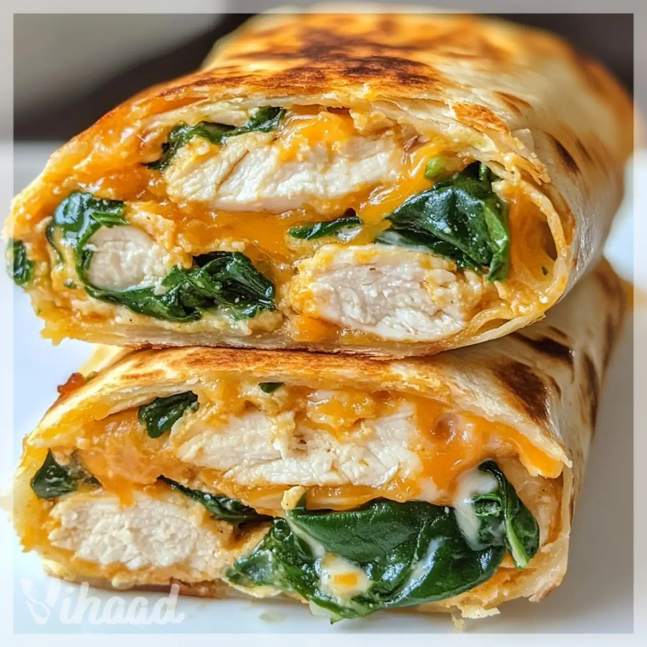 Cheesy Garlic Chicken Wraps A Flavorful Delight Awaits!