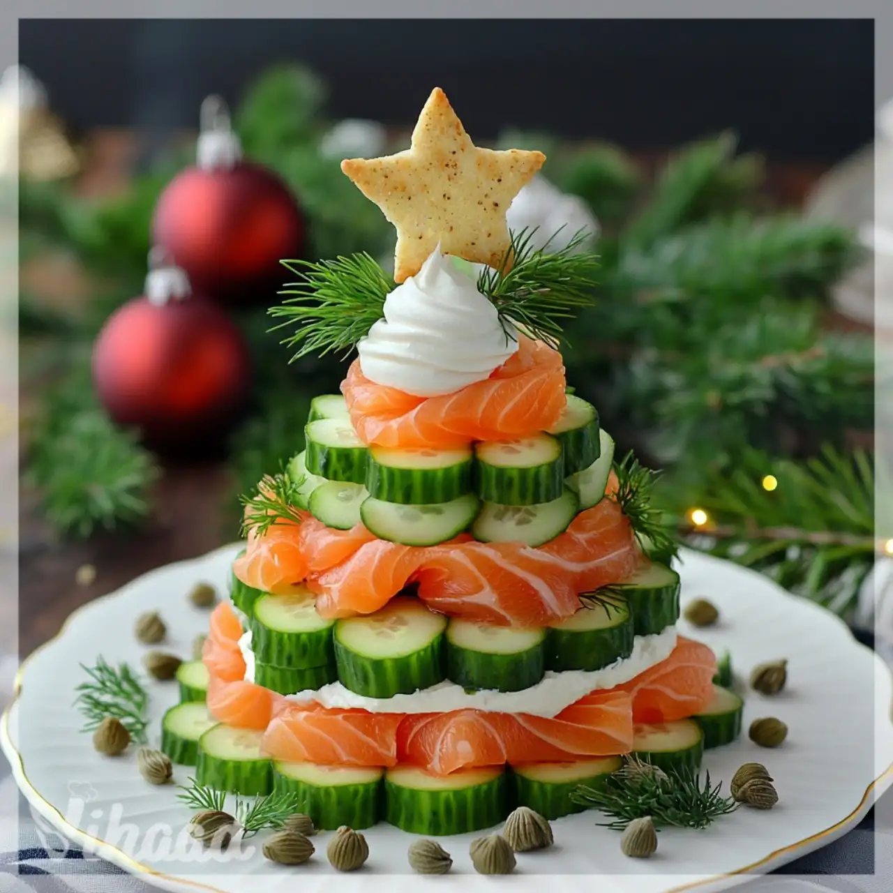 Festive Smoked Salmon Cucumber Bites Recipe Impress Guests!