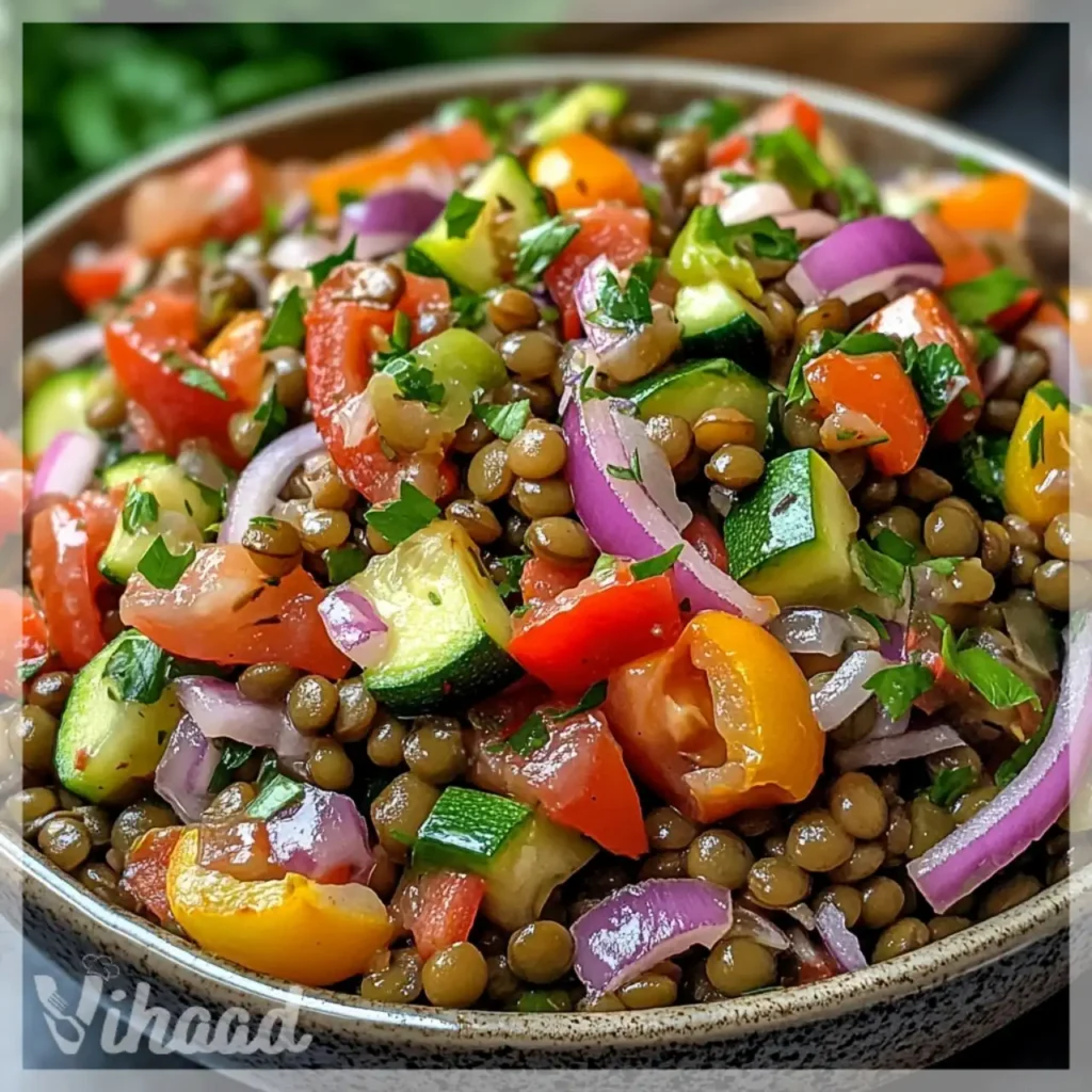 Lentil Salad with Roasted Vegetables Recipe A Must-Try!