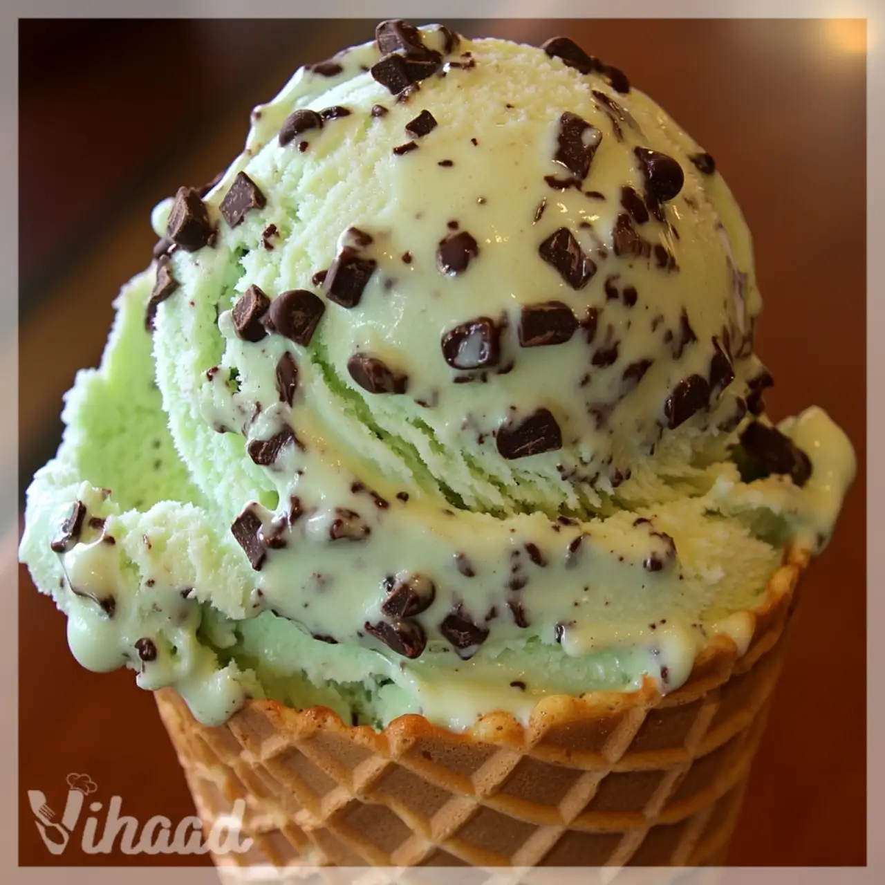 Mint Chocolate Chip Ice Cream Delight is a must-try treat!