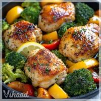 One-Pan Lemon Garlic Chicken and Vegetables is a must-try!