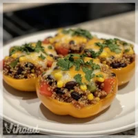 Quinoa Black Bean Stuffed Peppers A Healthy Delight!