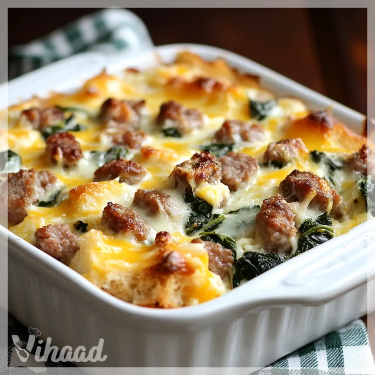 Sausage Spinach Breakfast Casserole A Must-Try Delight!