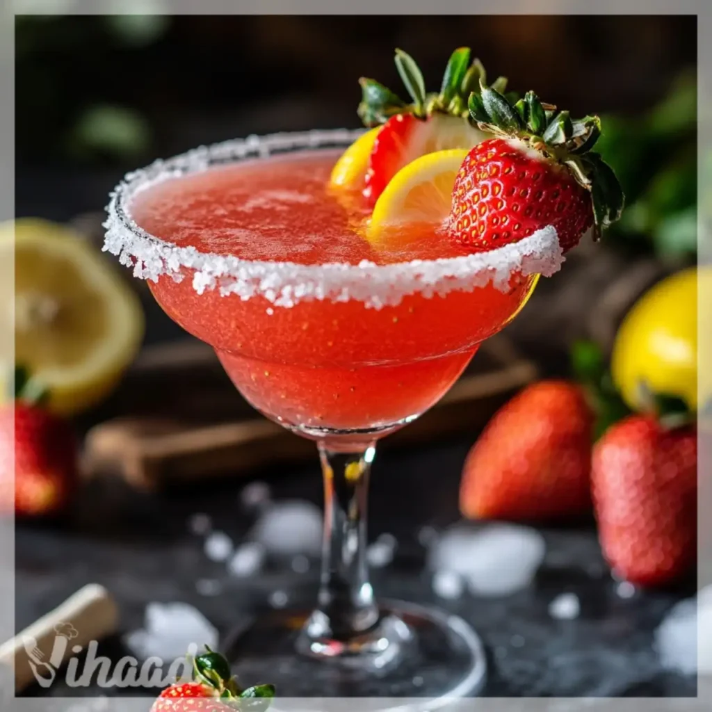 Strawberry Lemon Drop Cocktail Recipe Refreshing Delight!
