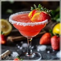 Strawberry Lemon Drop Cocktail Recipe Refreshing Delight!