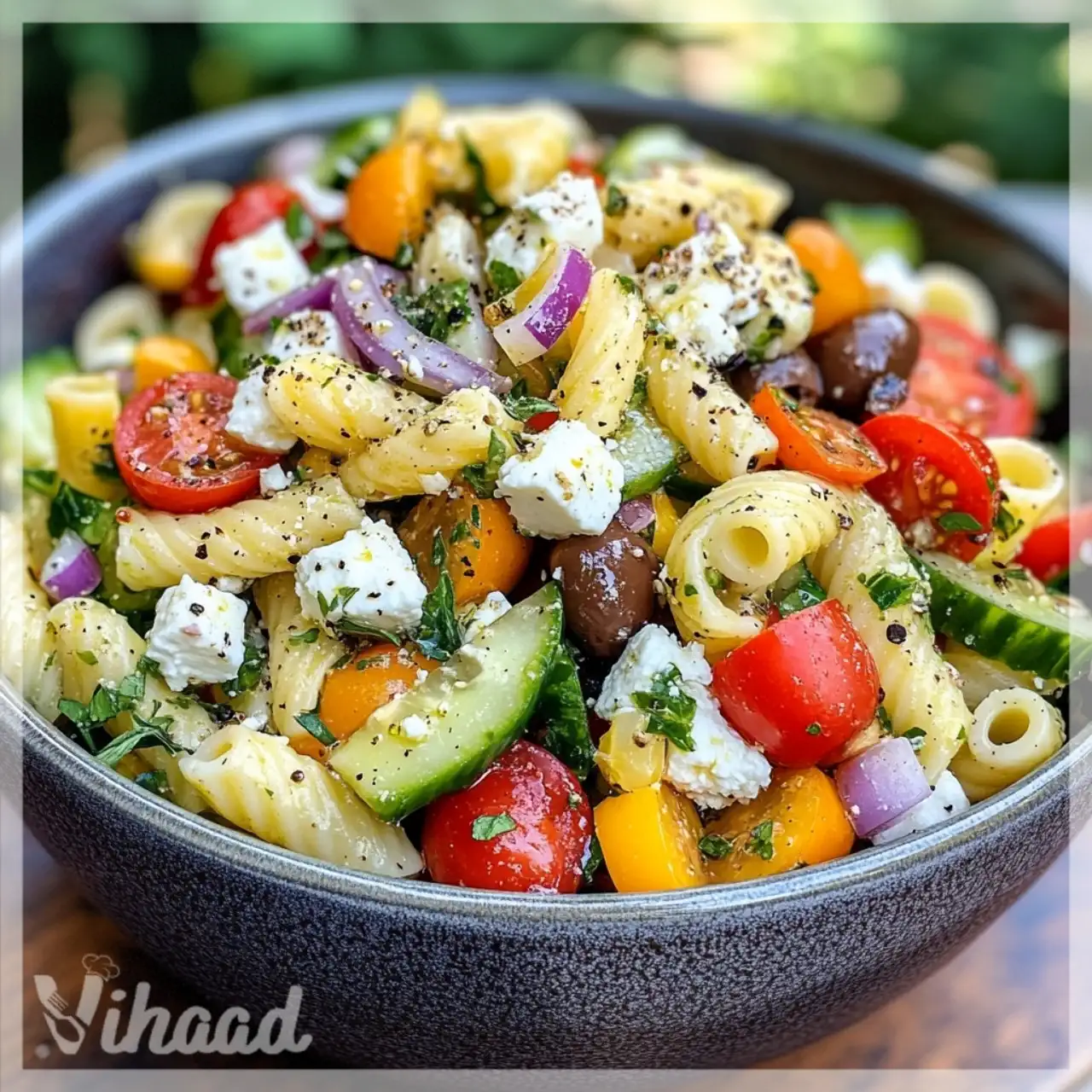 Vibrant Pasta Salad Discover a Colorful Delight Today!