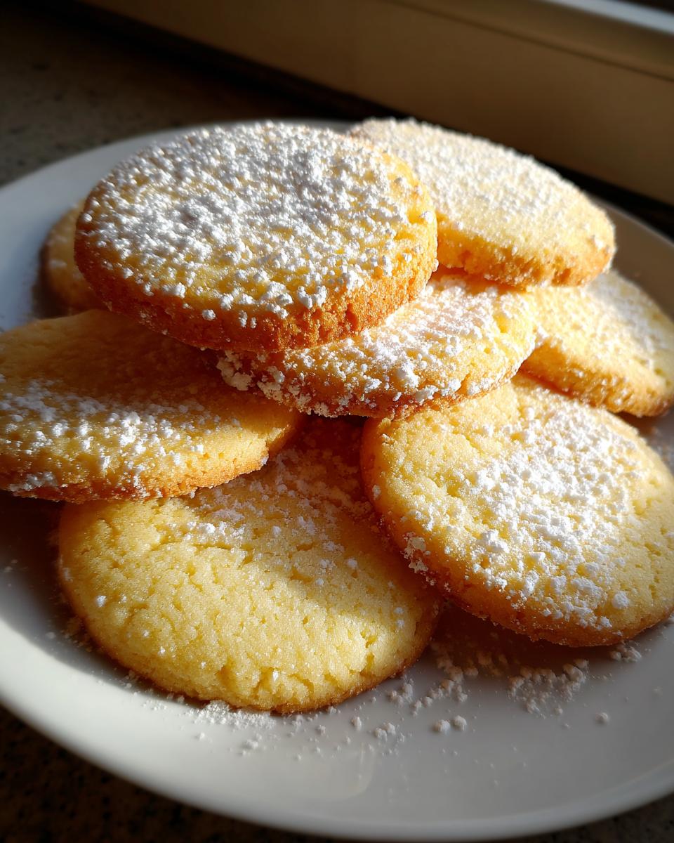 4 ingredient christmas shortbread cookies - detail 1