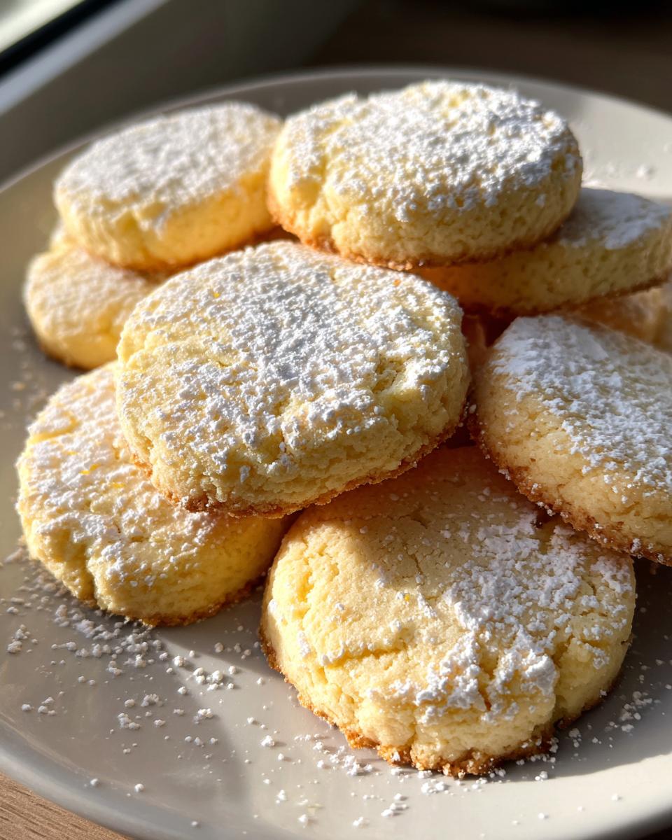 4 ingredient christmas shortbread cookies
