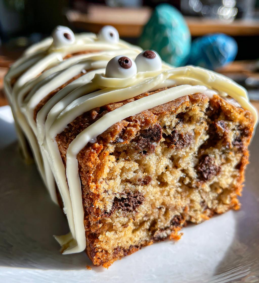 Chocolate Chip Mummy Cake