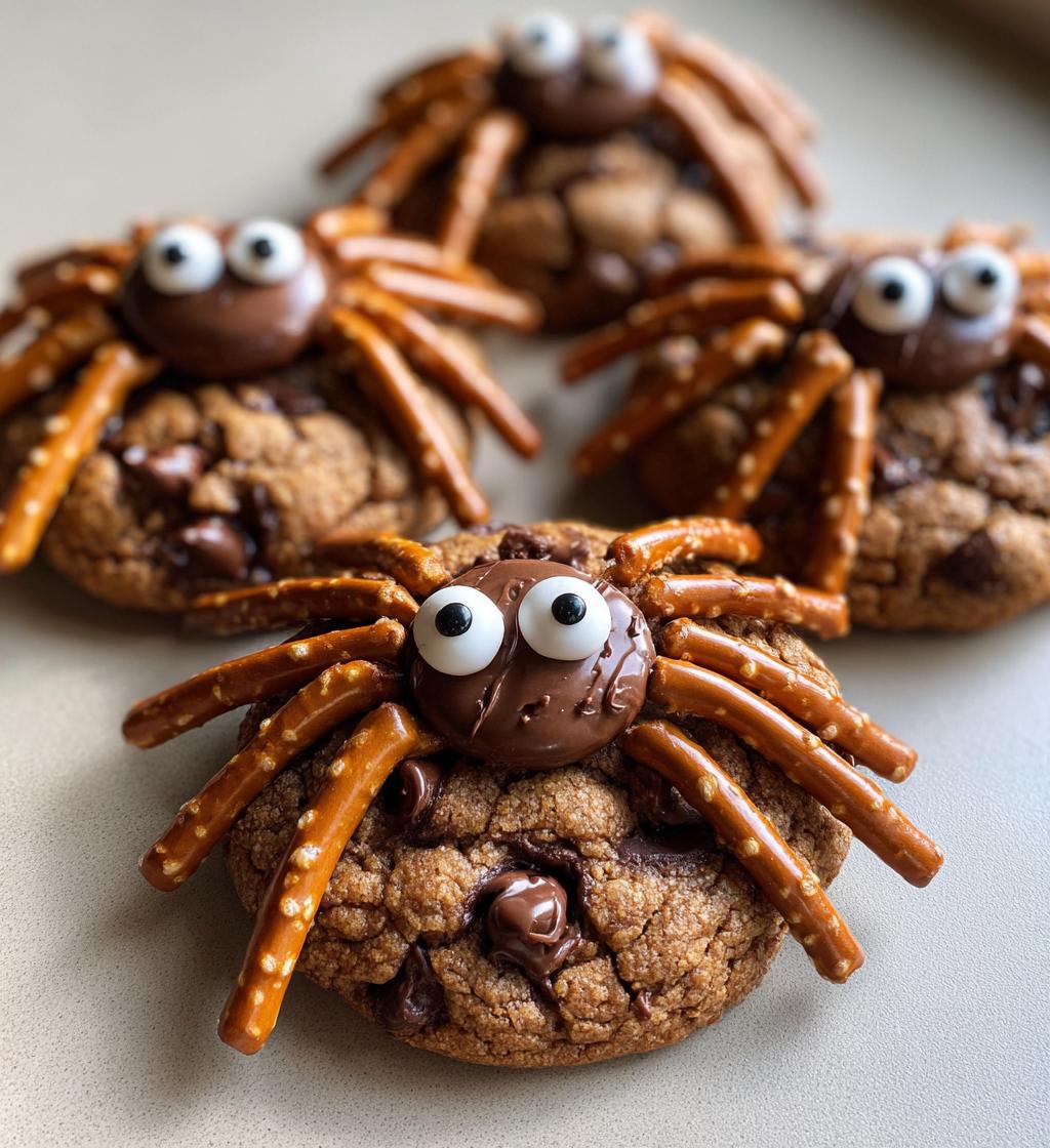Chocolate Spider Cookies - detail 1