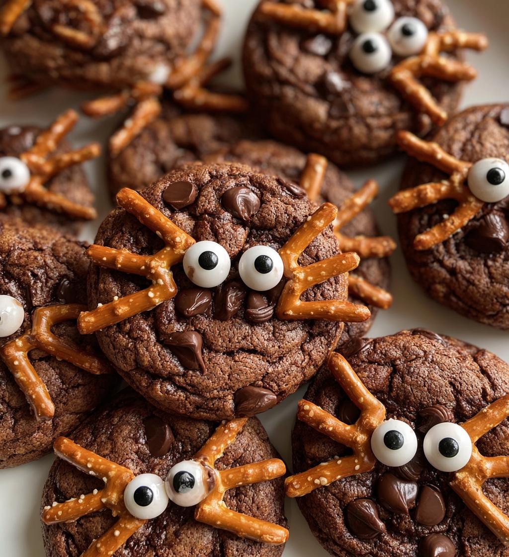 Chocolate Spider Cookies