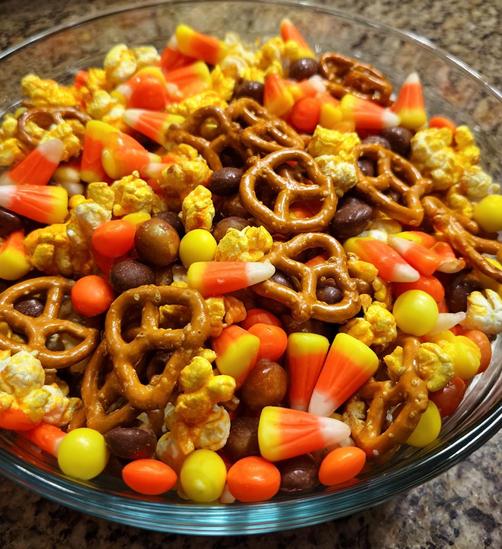 Easy Sweet & Salty Halloween Snack Mix - detail 1