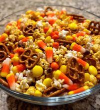 Easy Sweet & Salty Halloween Snack Mix