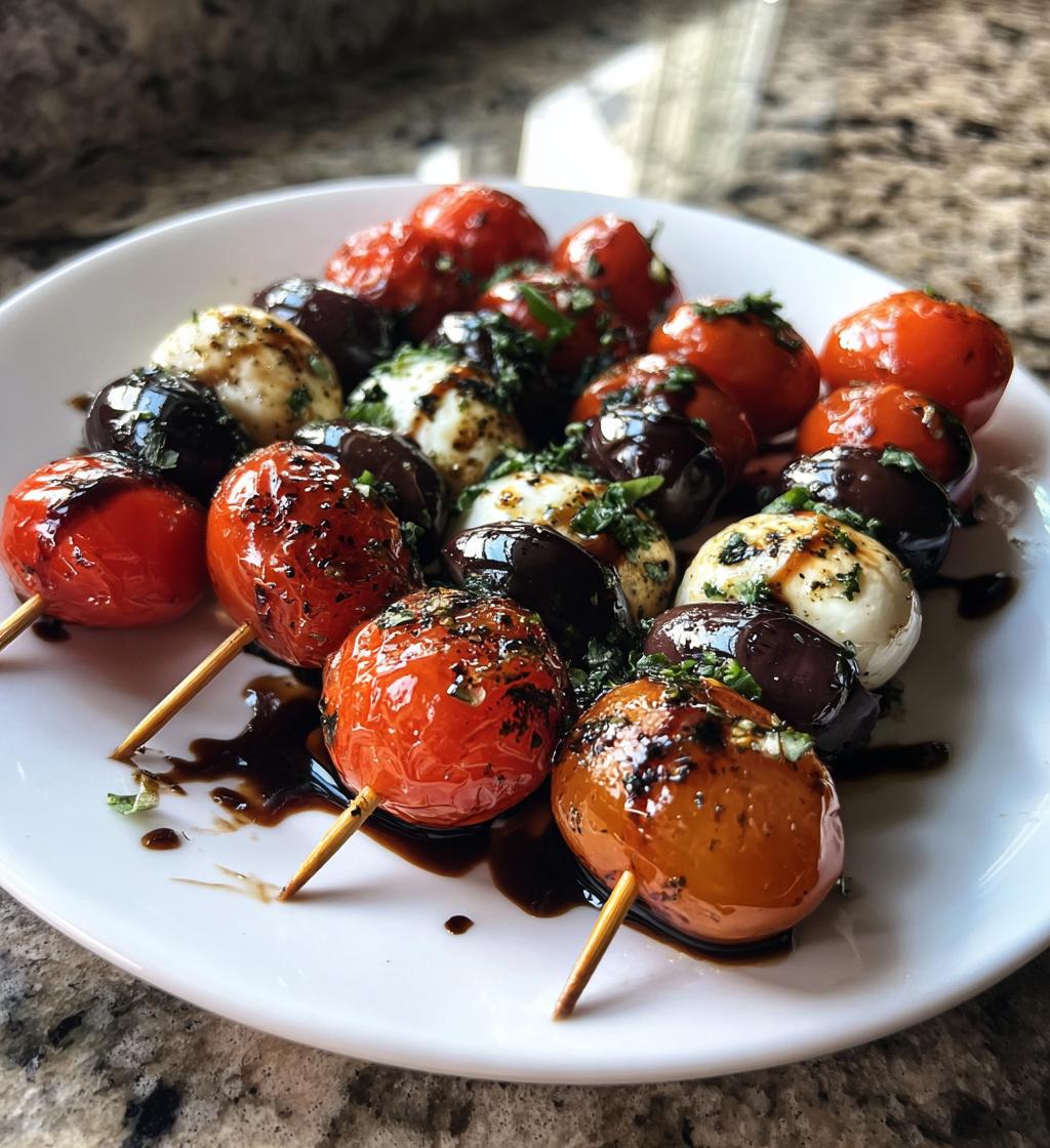 Eyeball Caprese Skewers - detail 1