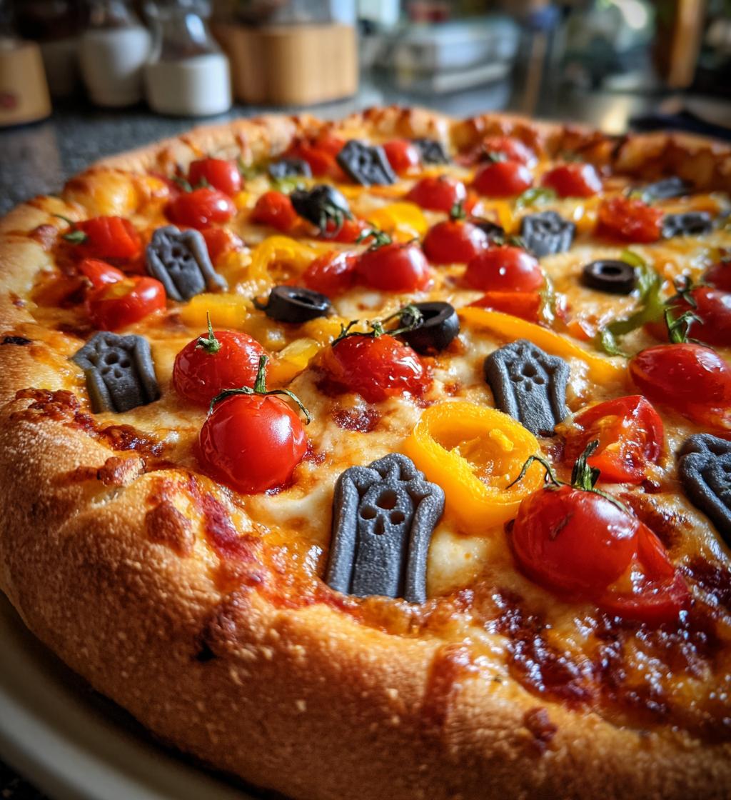 Graveyard Veggie Pizza - detail 1