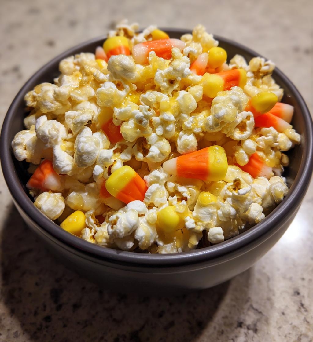 Halloween Candy Corn Popcorn