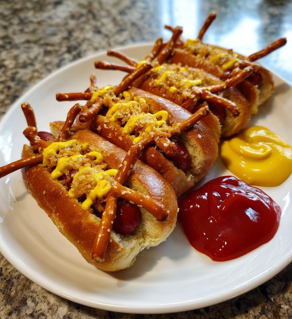 Hot Dog Spiders - detail 1