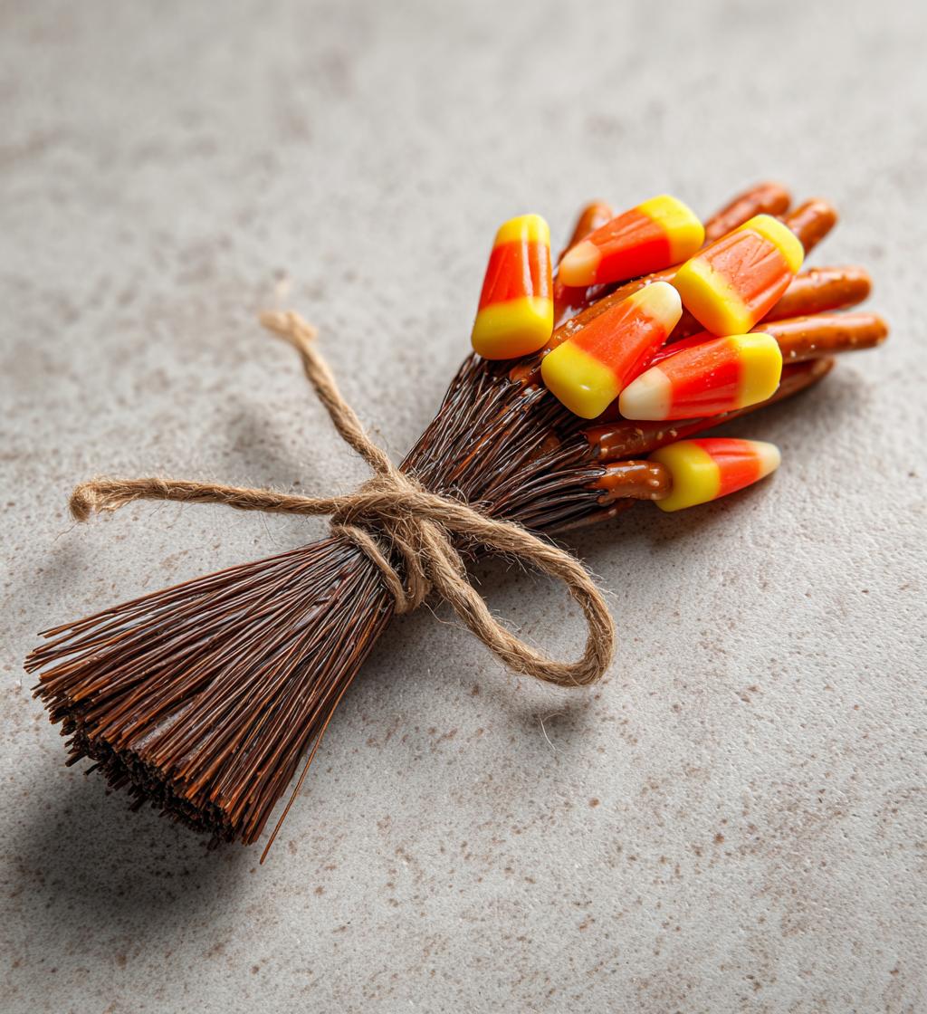 How To Make A Witch’s Broom - detail 1