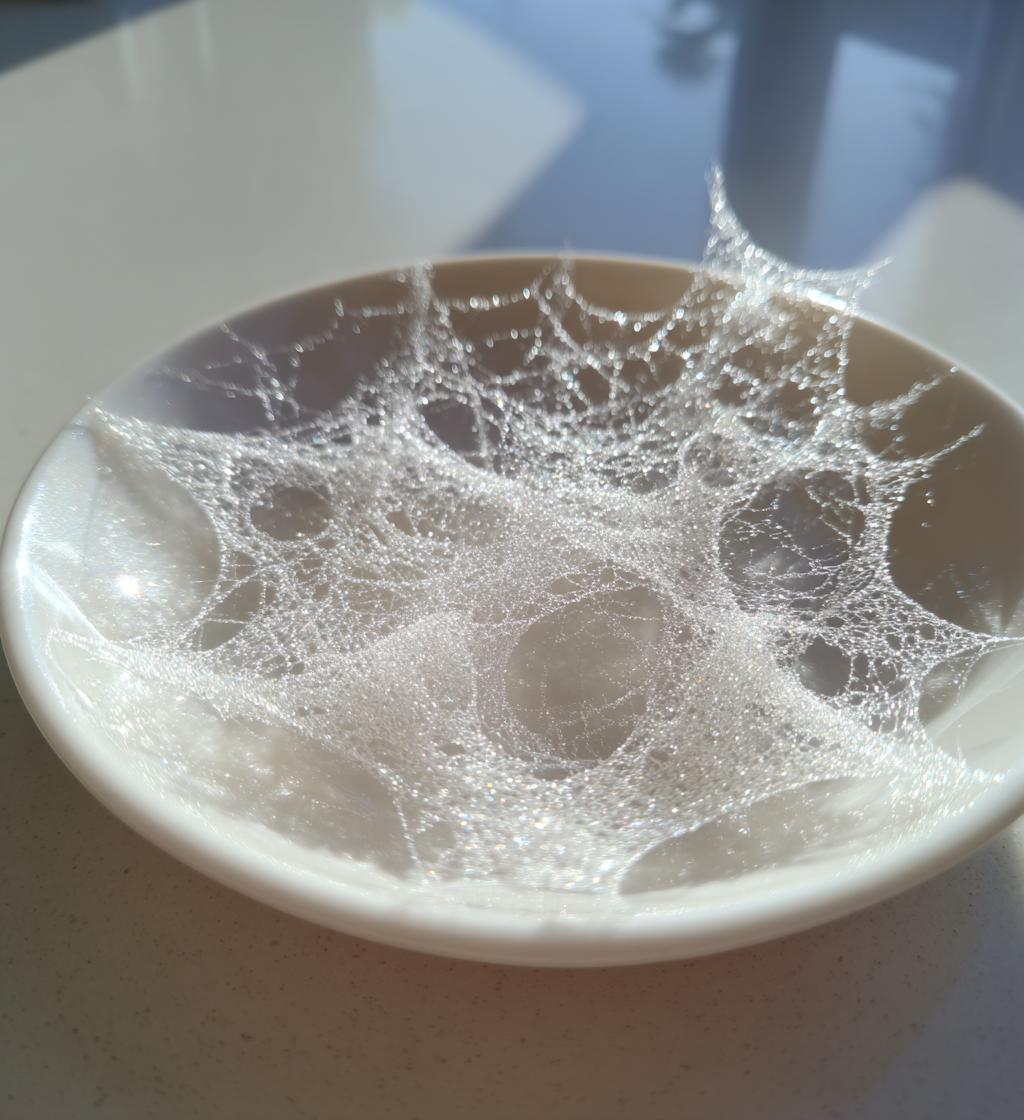 How to Make Spun-Sugar Cobwebs - detail 1