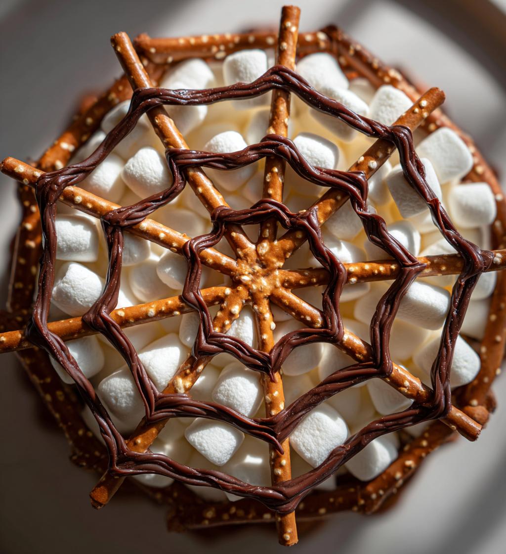 Marshmallow Spider Webs - detail 1