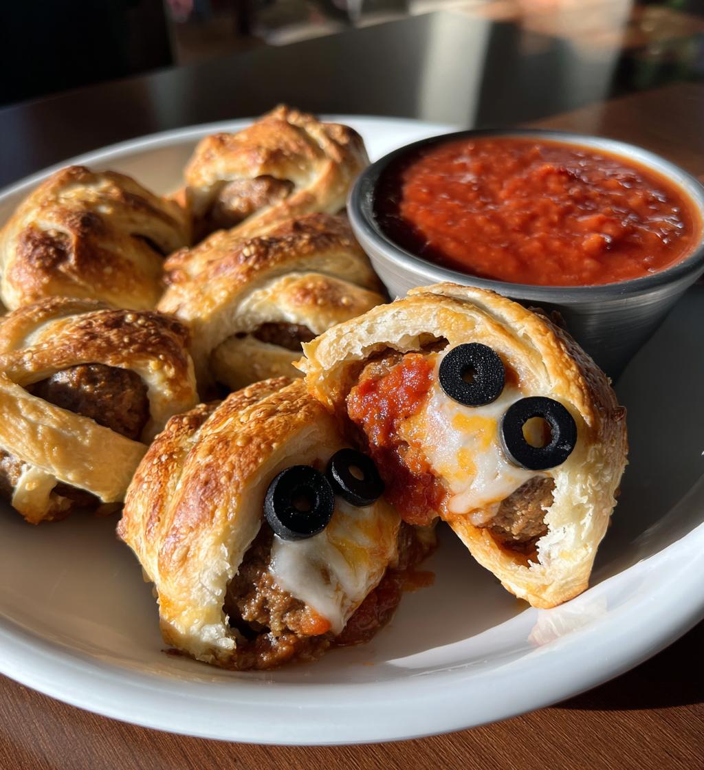 Mummy Meatballs - detail 1
