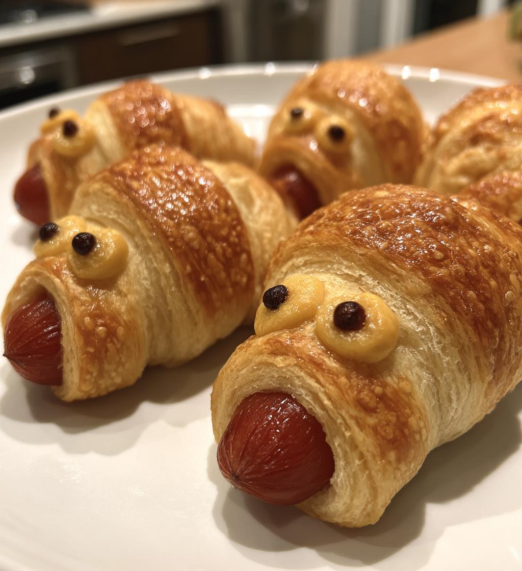 Mummy Pigs in a Blanket - detail 1