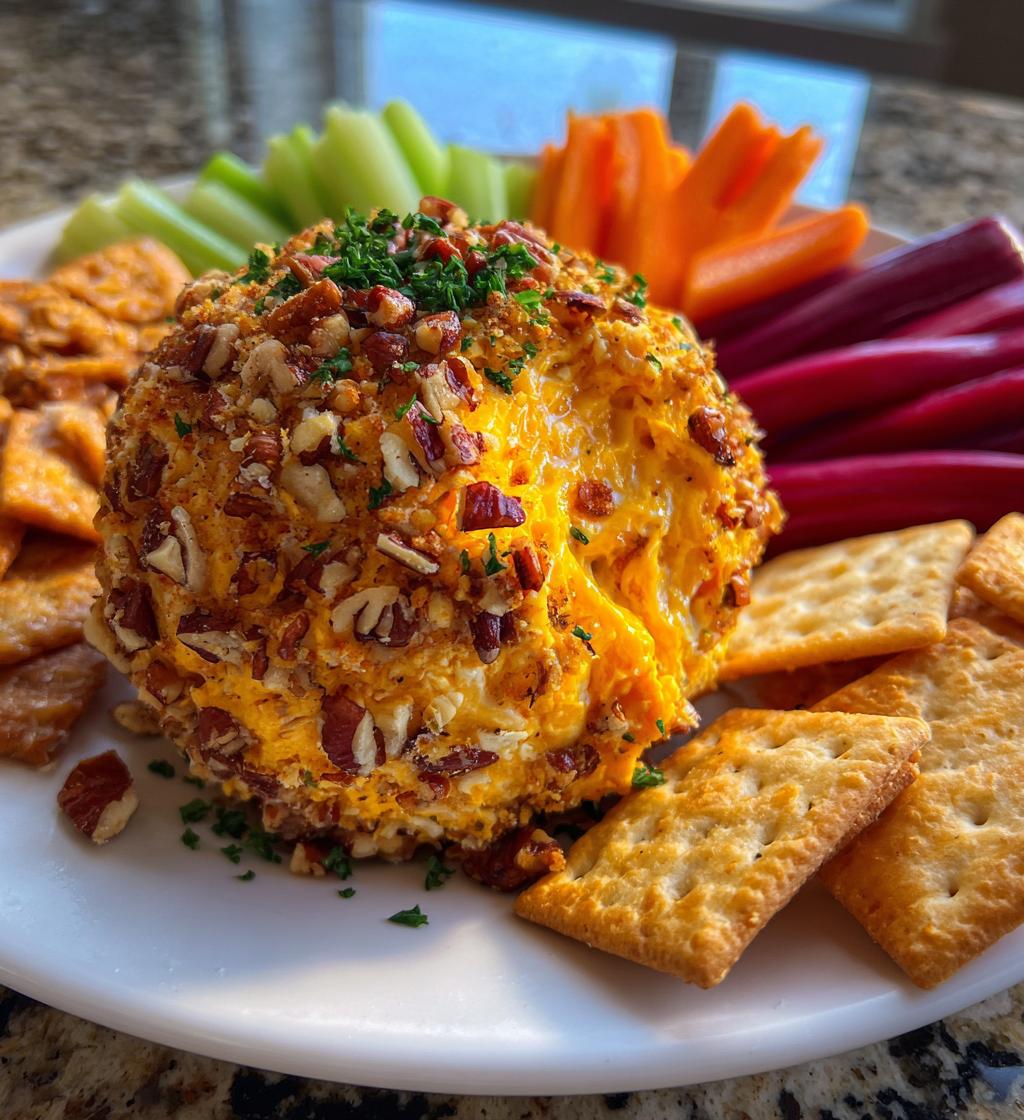 Pumpkin Cheese Ball - detail 1