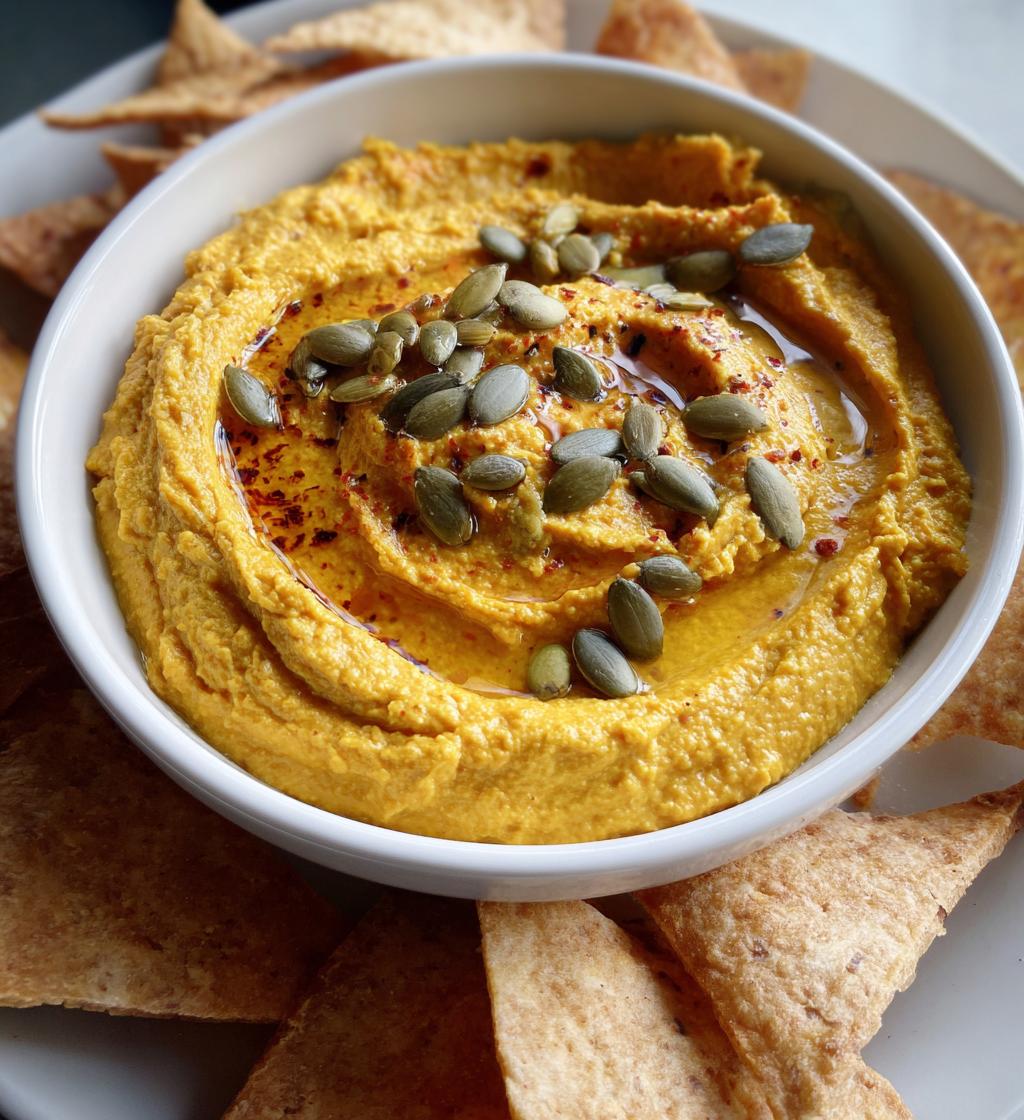 Pumpkin Hummus - detail 1