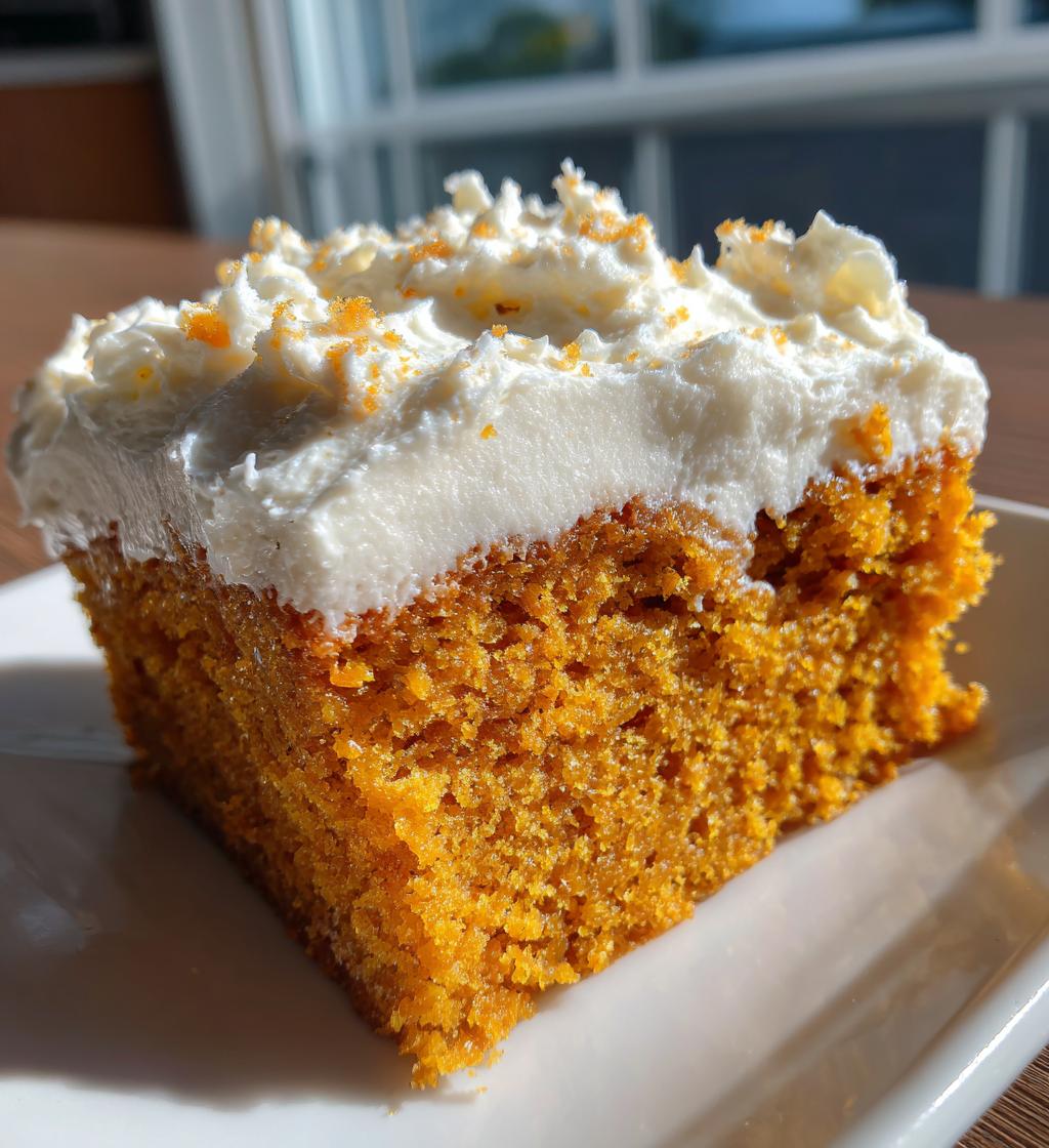 Pumpkin Sheet Cake