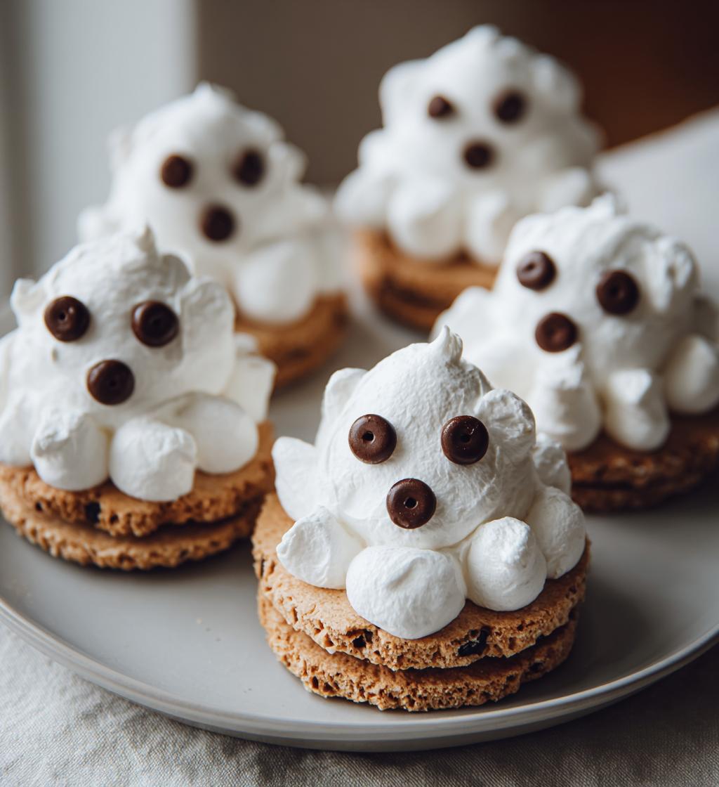 Quick N Cute Graham Cracker Ghosts