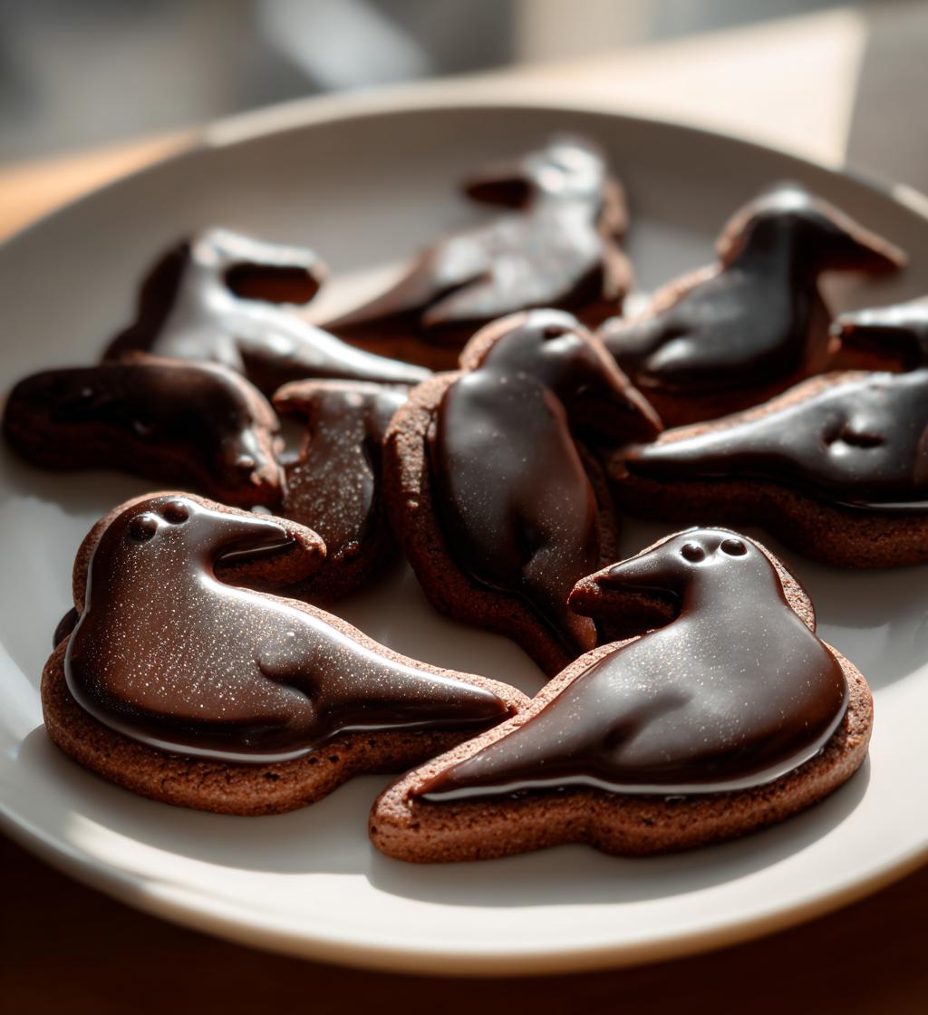 Raven Silhouette Cookies - detail 1
