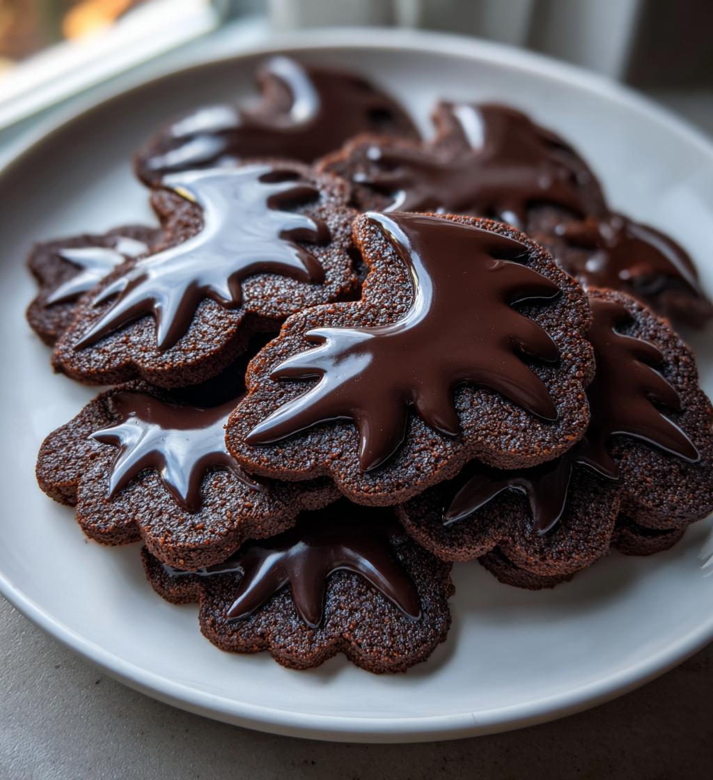 Raven Silhouette Cookies