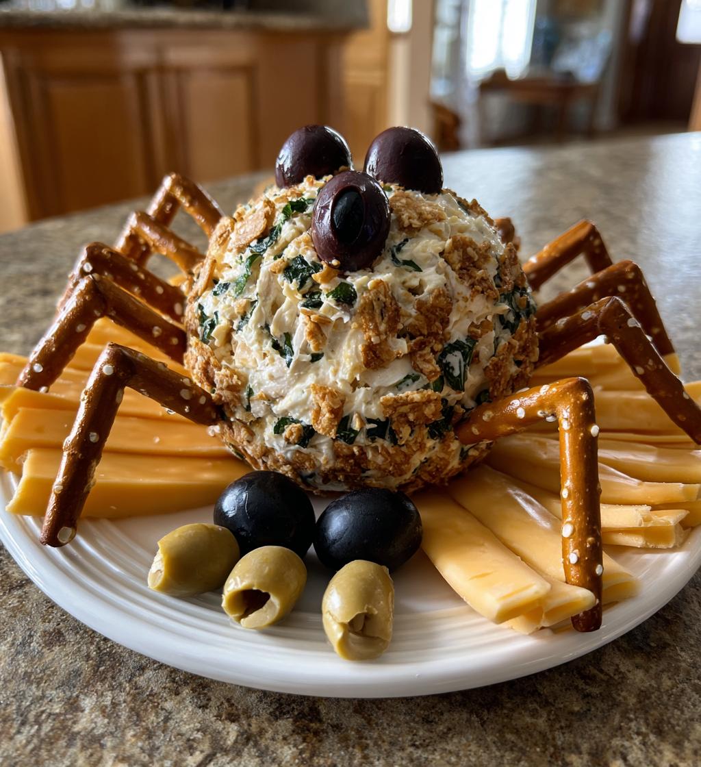 Spider Cheese Ball