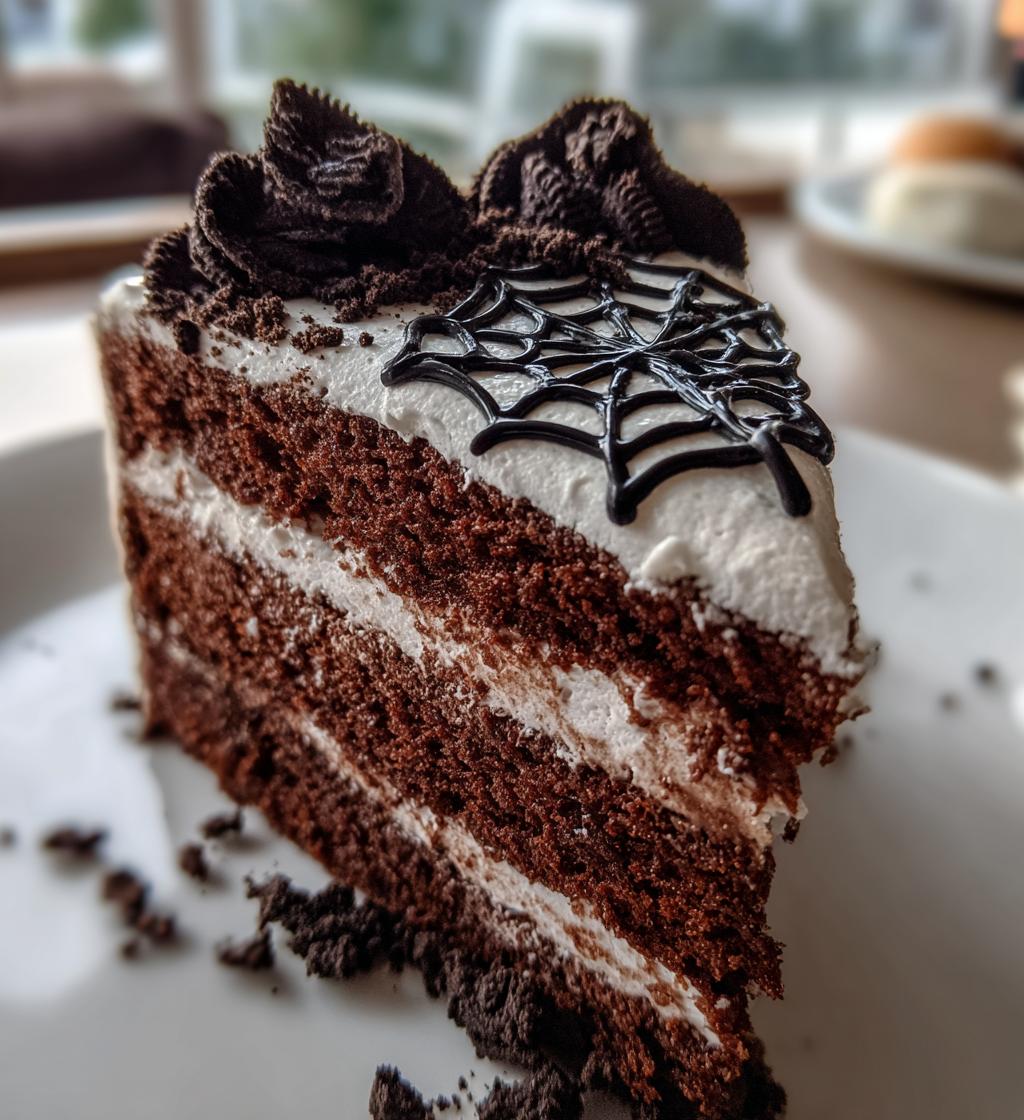 Spiderweb Cake