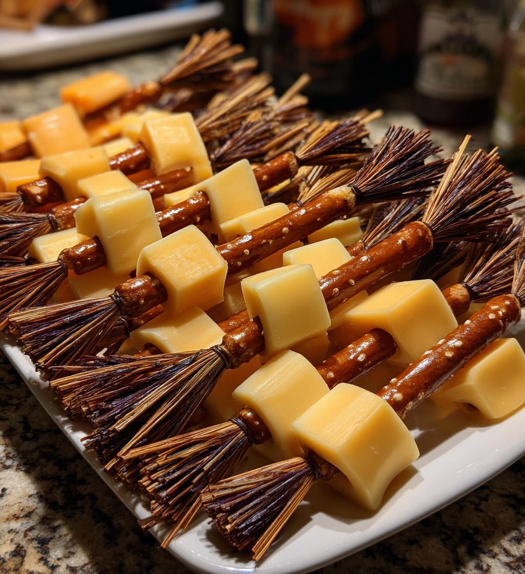 Witch’s Broom Cheese Sticks - detail 1