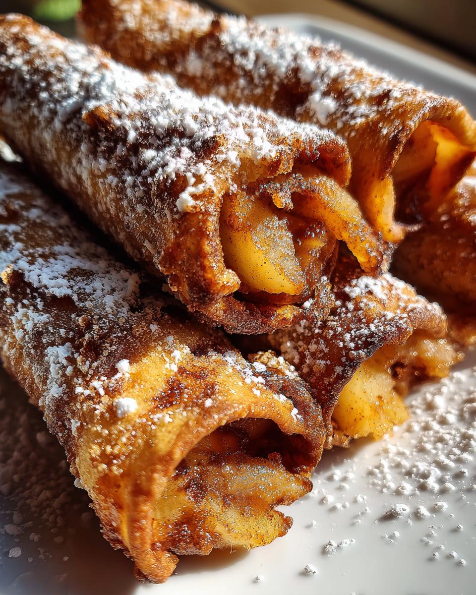 air fryer apple pie taquitos