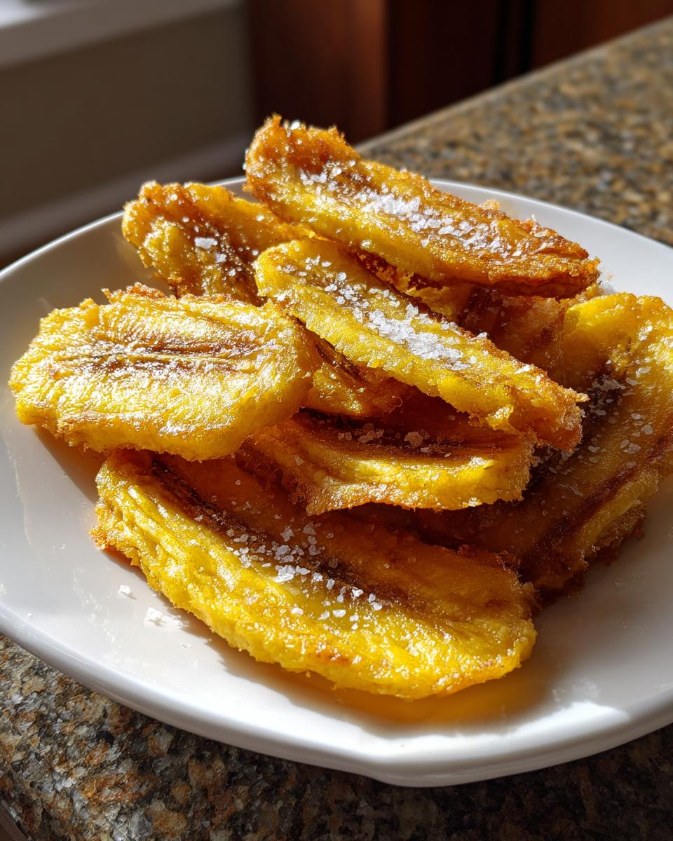 air fryer plantain chips - detail 1